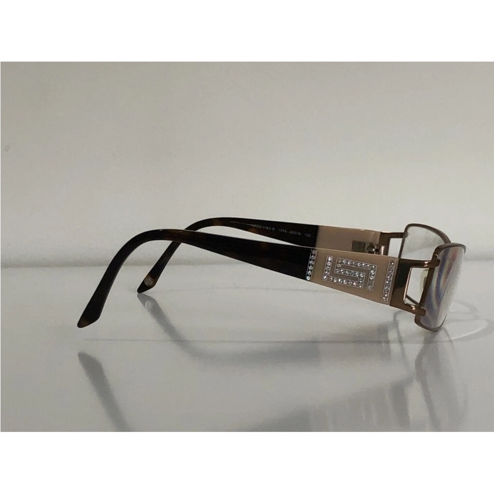 Versace Mod. 1163-B 1045 Rectangle Brown Crystals… - image 3